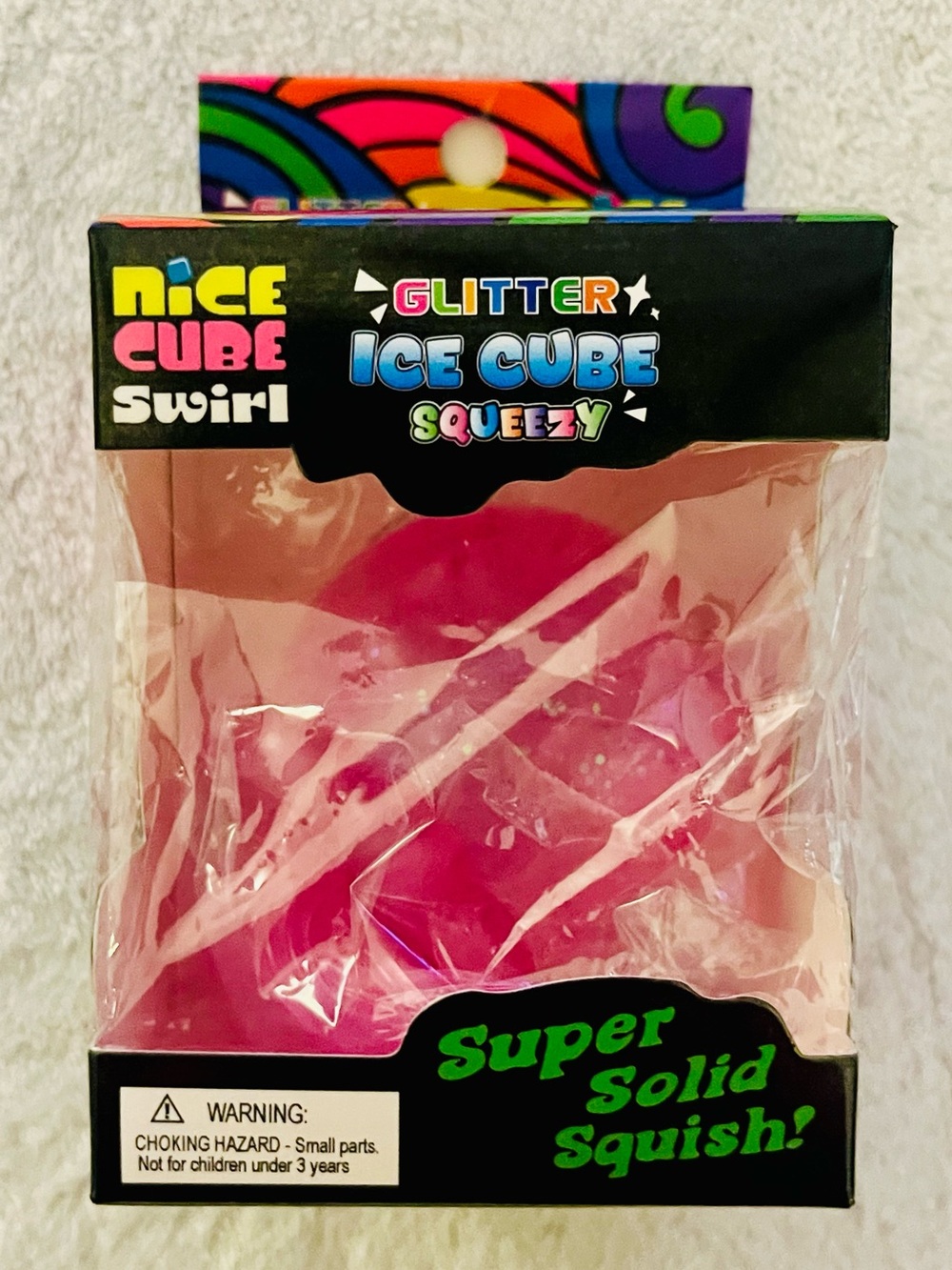 Large- Glitter Jelly Fish Squeezy - Pink